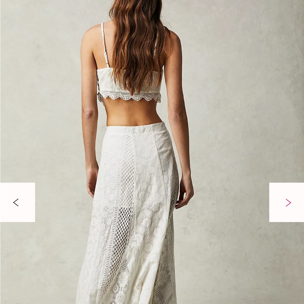 Free People Cynthia Lace Set NWT Size 2 - Picture 3 of 5